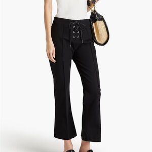 Frame Black Lace Up Pants